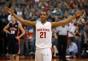 Ohio State's Evan Turner Arms Up