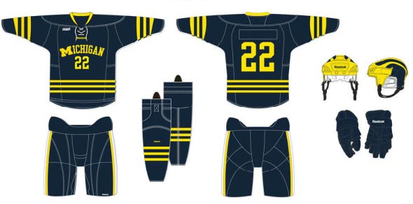 Michigan Hockey Uniform