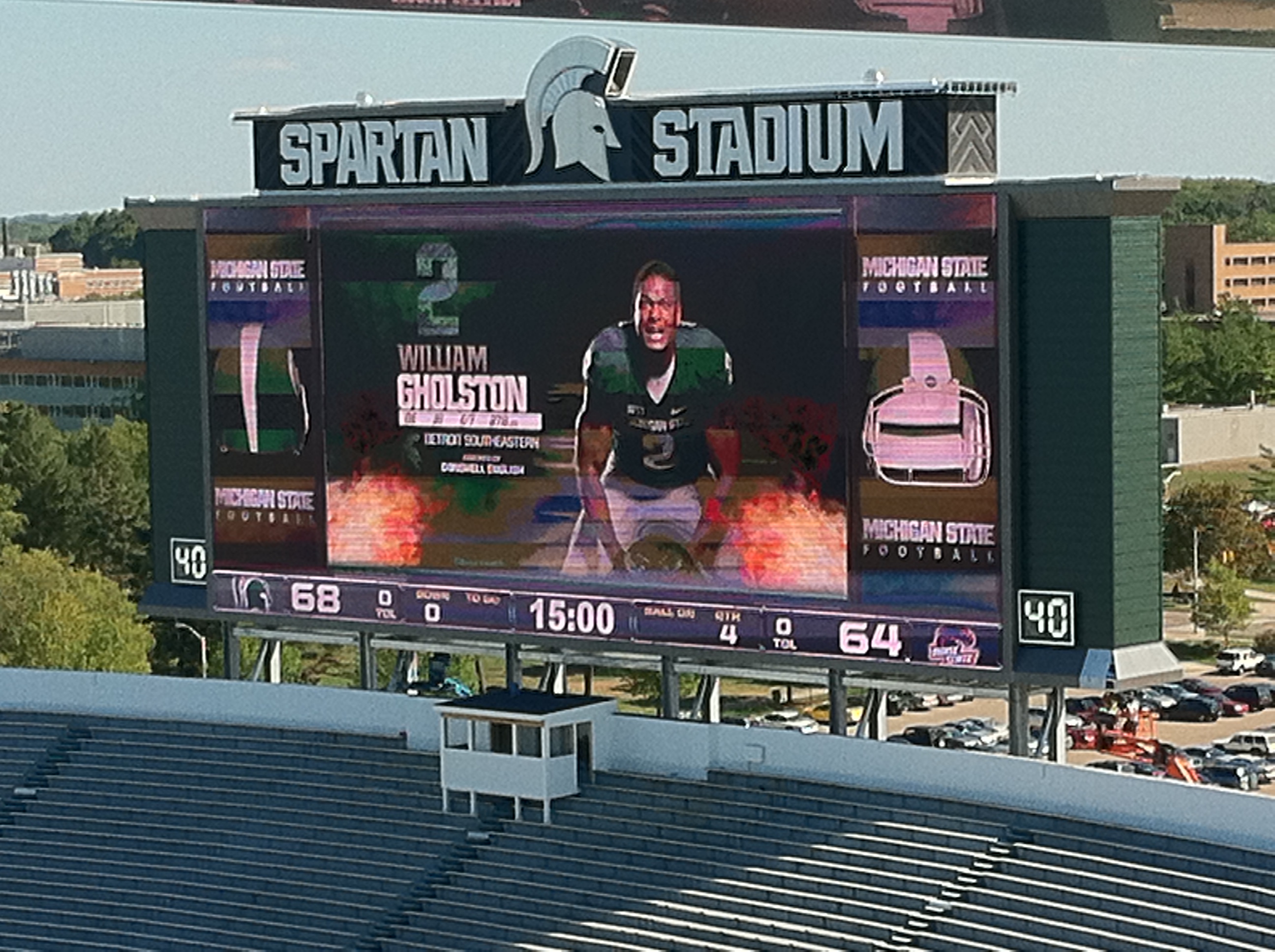 Spartan Stadium Scoreboard