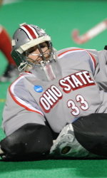 Ohio State field hockey goalie Ally Tunitis
