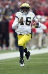 November 24, 2012; Columbus, OH, USA; Michigan Wolverines quarterback Denard Robinson (16) runs for a 67 yard touchdown against the Ohio State Buckeyes at Ohio Stadium. Mandatory Credit: Greg Bartram-US PRESSWIRE