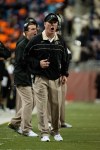 Dec 27, 2011; Detroit, MI, USA; Purdue Boilermakers head coach Danny Hope during the second half against the Western Michigan Broncos at the 2011 Little Caesars Bowl at Ford Field. Mandatory Credit: Tim Fuller-US PRESSWIRE