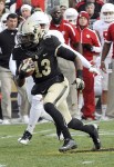 November 24, 2012; West Lafayette, IN, USA; Purdue Boilermakers wide receiver Antavian Edison (13) runs after a catch against the Indiana Hoosiers in Ross Ade Stadium. Mandatory Credit: Sandra Dukes-US PRESSWIRE