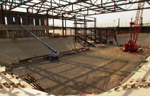 Pegula Ice Arena Construction