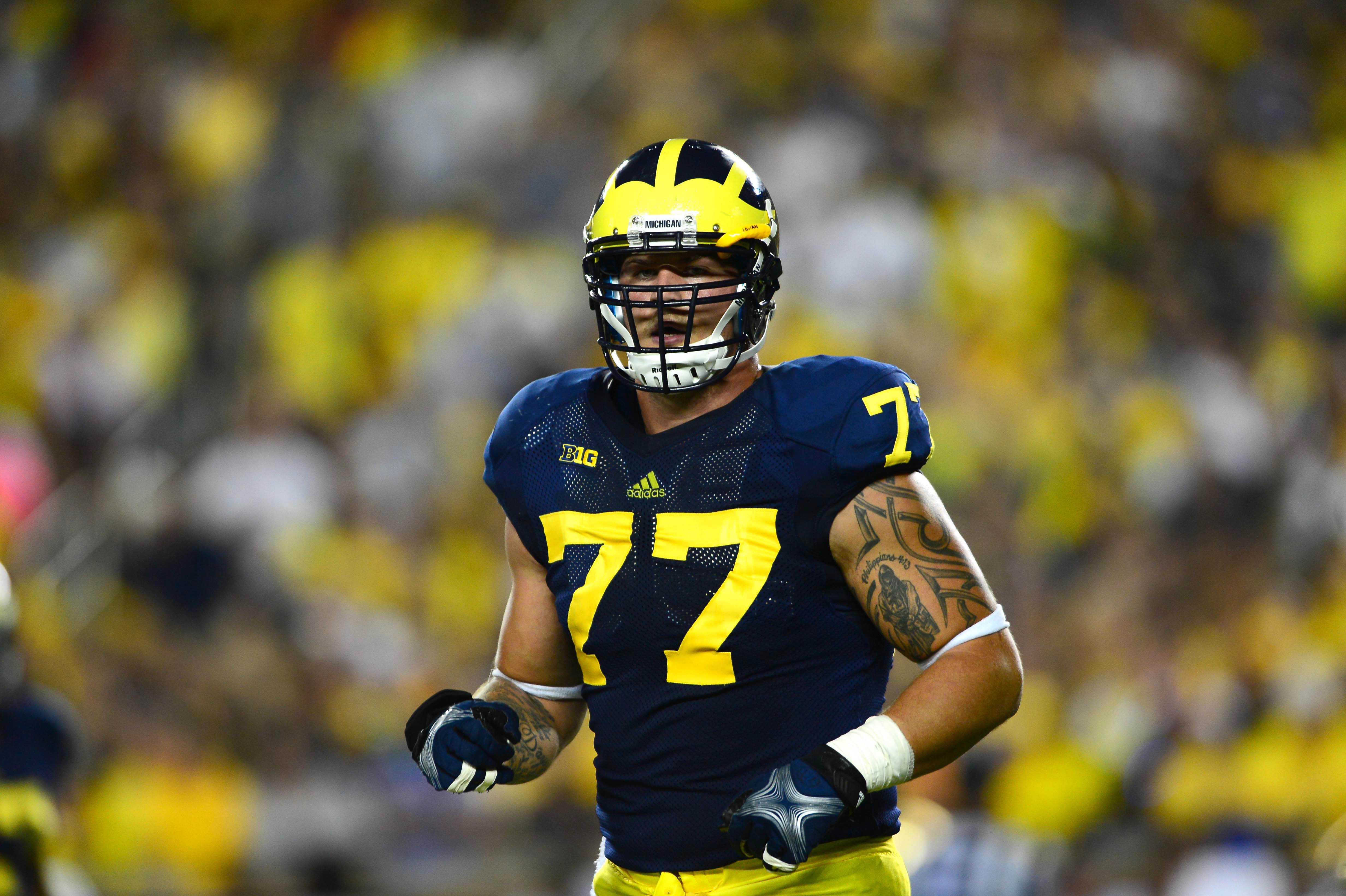 Taylor Lewan, Left Tackle, Michigan Wolverines, Tennessee, 58% OFF