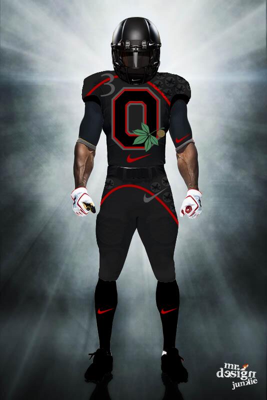black ohio state jersey
