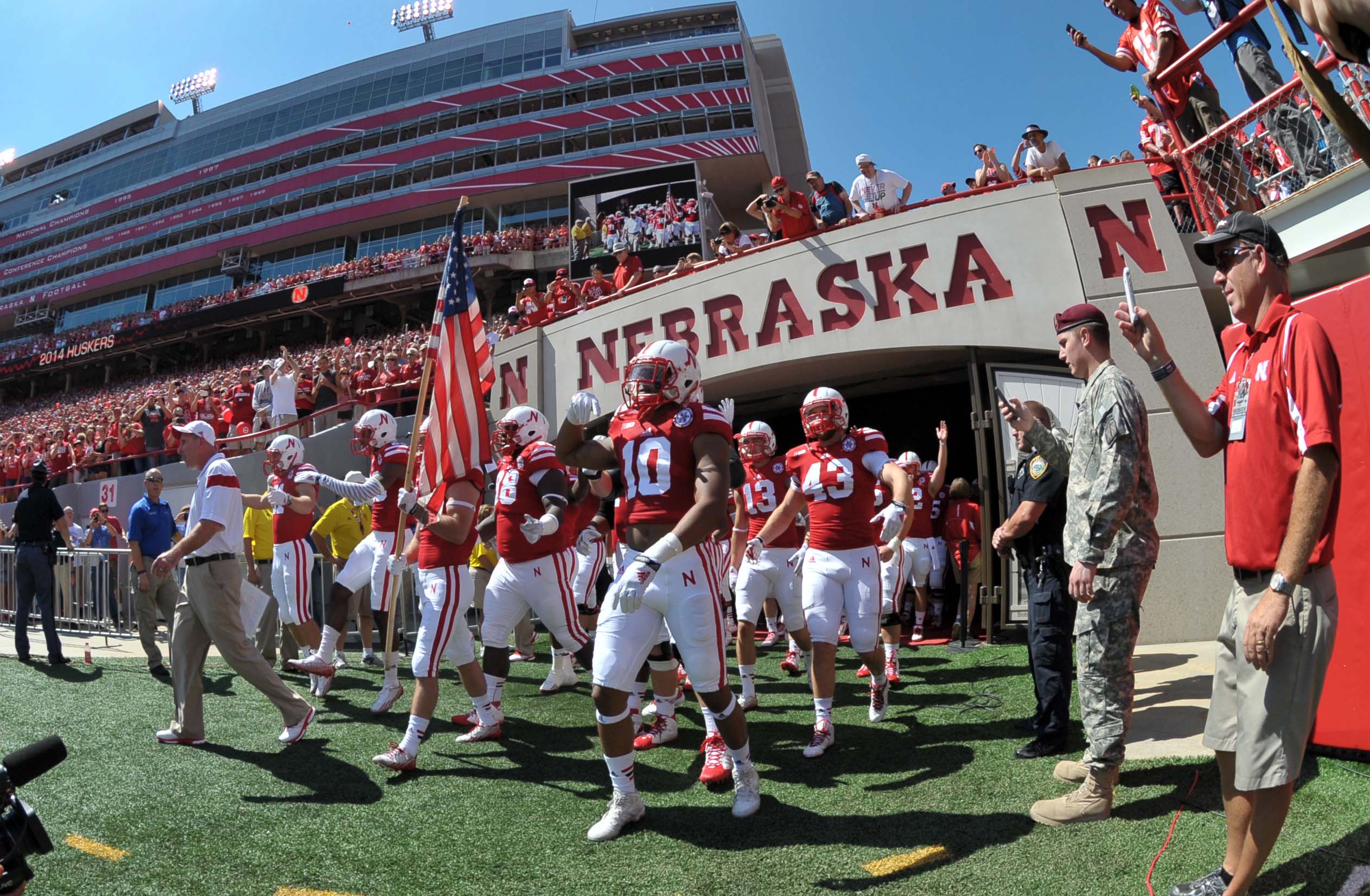 Nebraska's Tunnel Walk ranked one of college football's best entrances