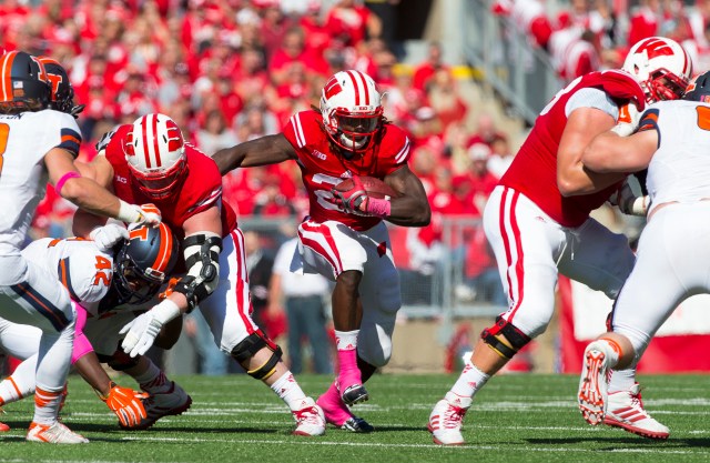 NCAA Football: Illinois at Wisconsin