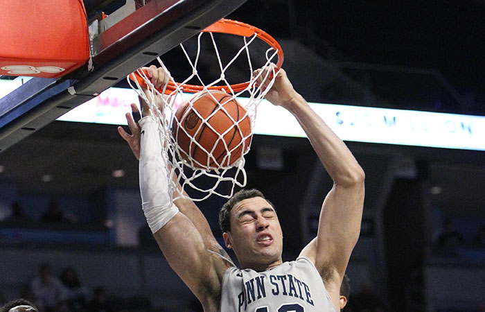 Video: Penn State's Ross Travis soars for highlight dunk over A.J ...
