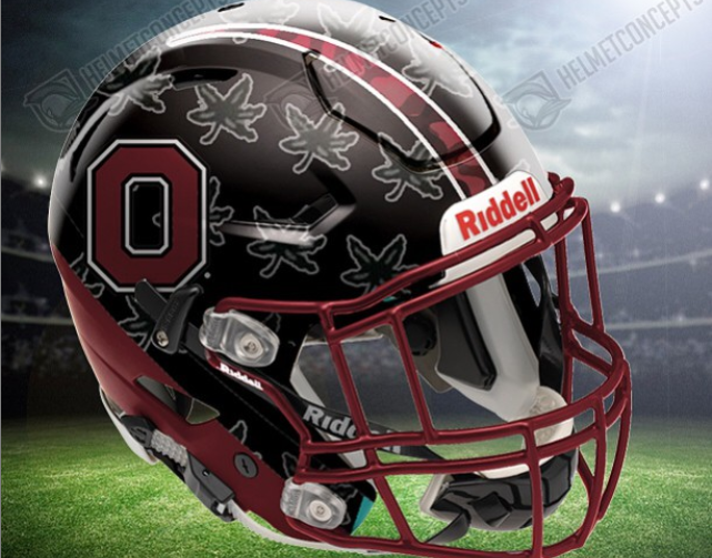 Photo: New Ohio State concept football helmet designs - Big Ten Network