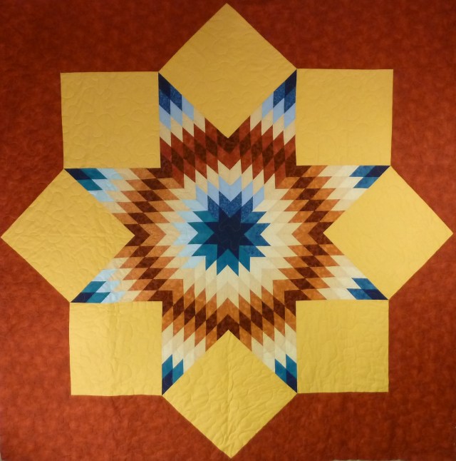 Westerman's quilt Wiyohpeyata, which translates as "To the West" in Dakota
