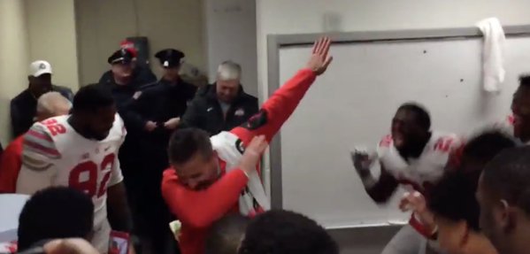 Watch Urban Meyer hit 'The Dab' following Ohio State's win