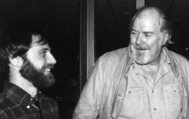 Deutchman (left) with Robert Altman