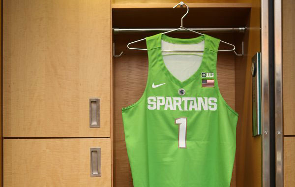 neon green basketball jersey