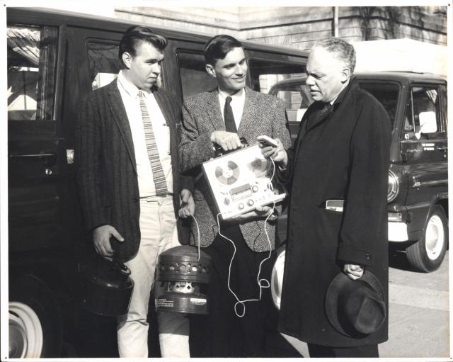 Fieldworkers conducting an interview