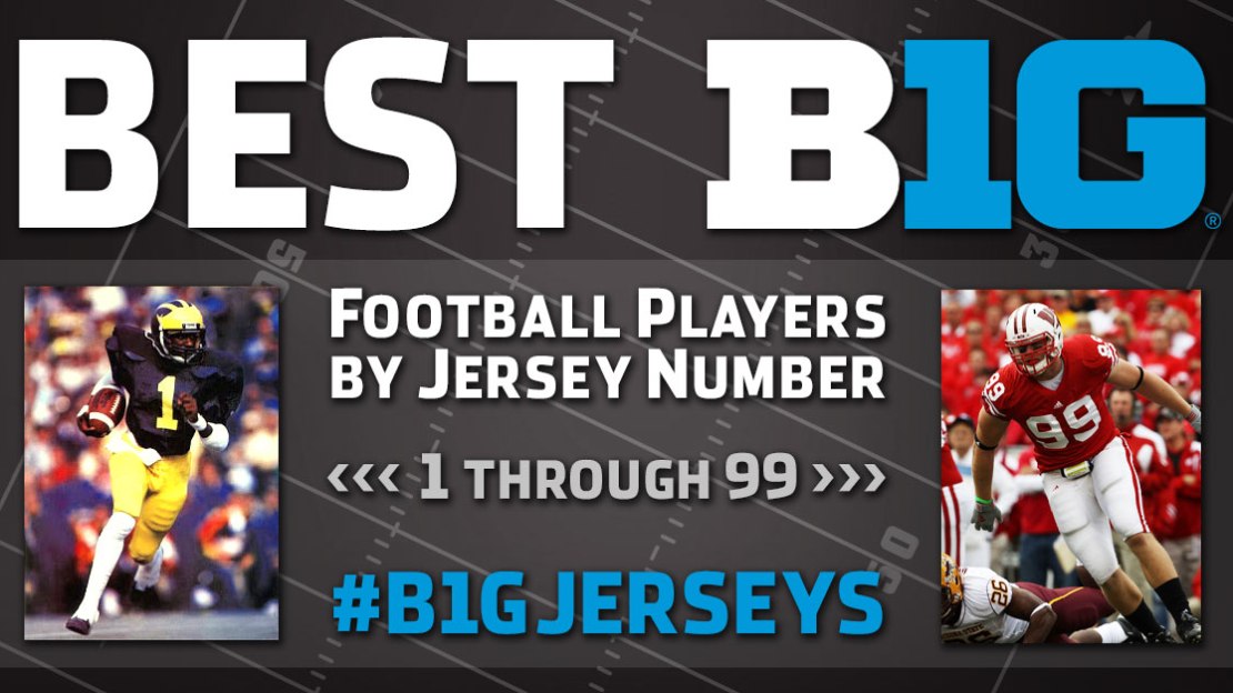 The top Big Ten football players by jersey number - Big Ten Network