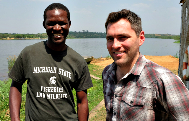 Tutilo Mudumba and Robert Montgomery of Michigan State's RECaP Laboratory