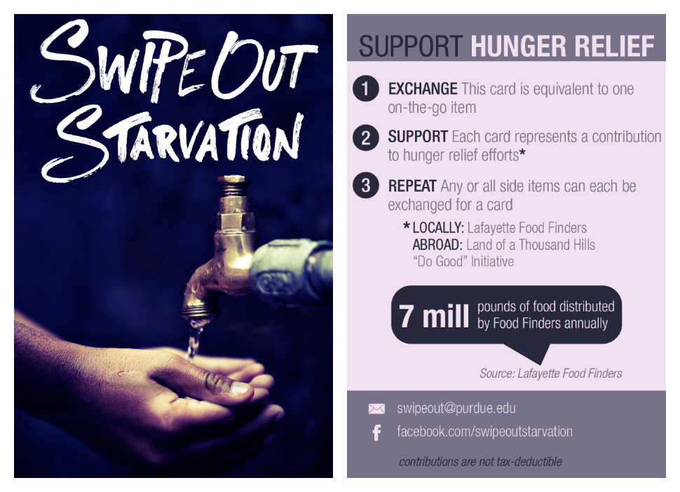 Swipe Out Starvation Card