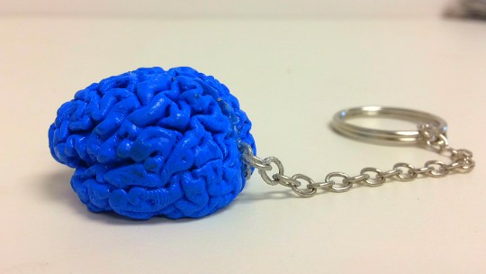 3D printed brain keychain for Penn State's 3M Project