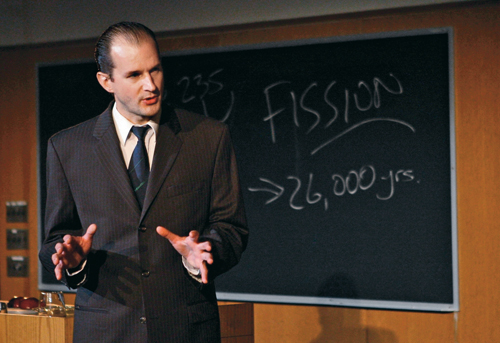Northwestern University Professor Matthew Grayson performs in Copenhagen for the ETOPiA program