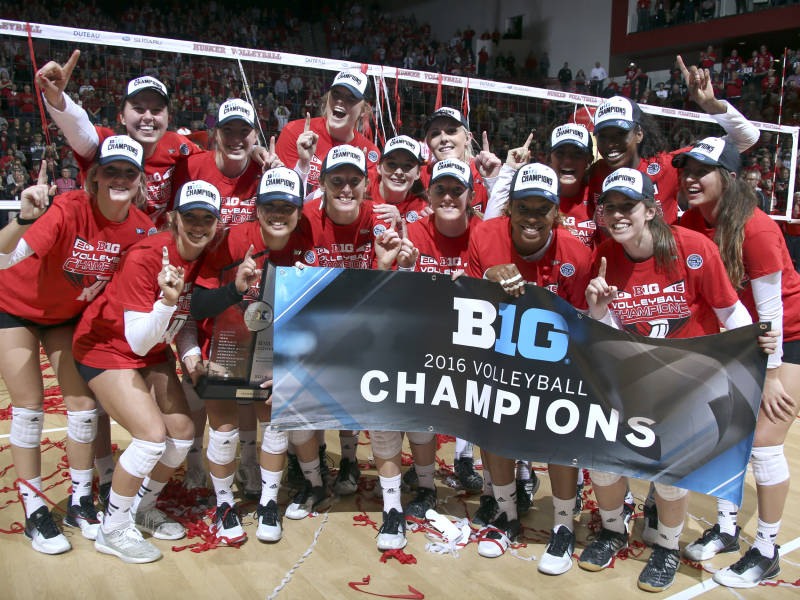 No. 1 Nebraska wins Big Ten volleyball title outright Big Ten Network