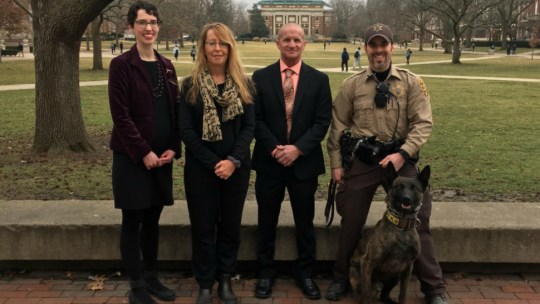 University of Illinois veterinarians, Carle Arrow Ambulance and local police are partnering to help save the lives of canine cops.
