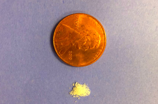 A lethal dose of the painkiller fentanyl.