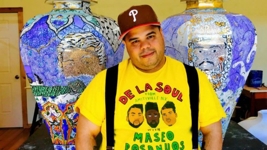Poet, potter, artist, rapper, activist and Penn State alum Roberto Lugo