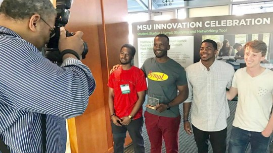 Sympl co-founders at the MSU Spartan Innovation Center