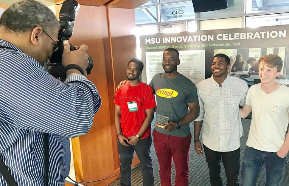 Sympl co-founders at the MSU Spartan Innovation Center