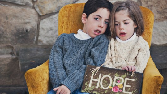 Noah VanHoutan, age 8, and Laine VanHoutan, age 6, both suffer from CLN2 or Batten Disease