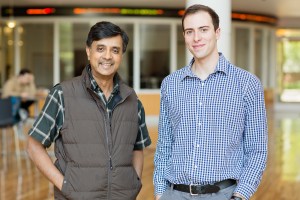 University of Illinois at Urbana-Champaign professor Madhu Viswanathan and graduate Steven Morse