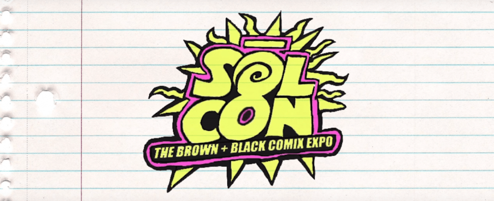 Logo for The Ohio State University Office of Diversity and Inclusion Latinx Space for Enrichment and Research's Sol-Con: Black and Brown Comix Expo