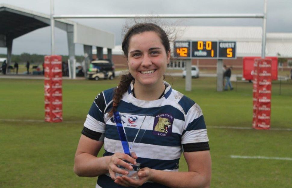 Penn State women's rugby star and US national team member Tess Feury