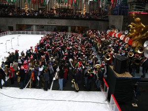 Tubists at Harvey Phillips Tubachristmas in New York City.