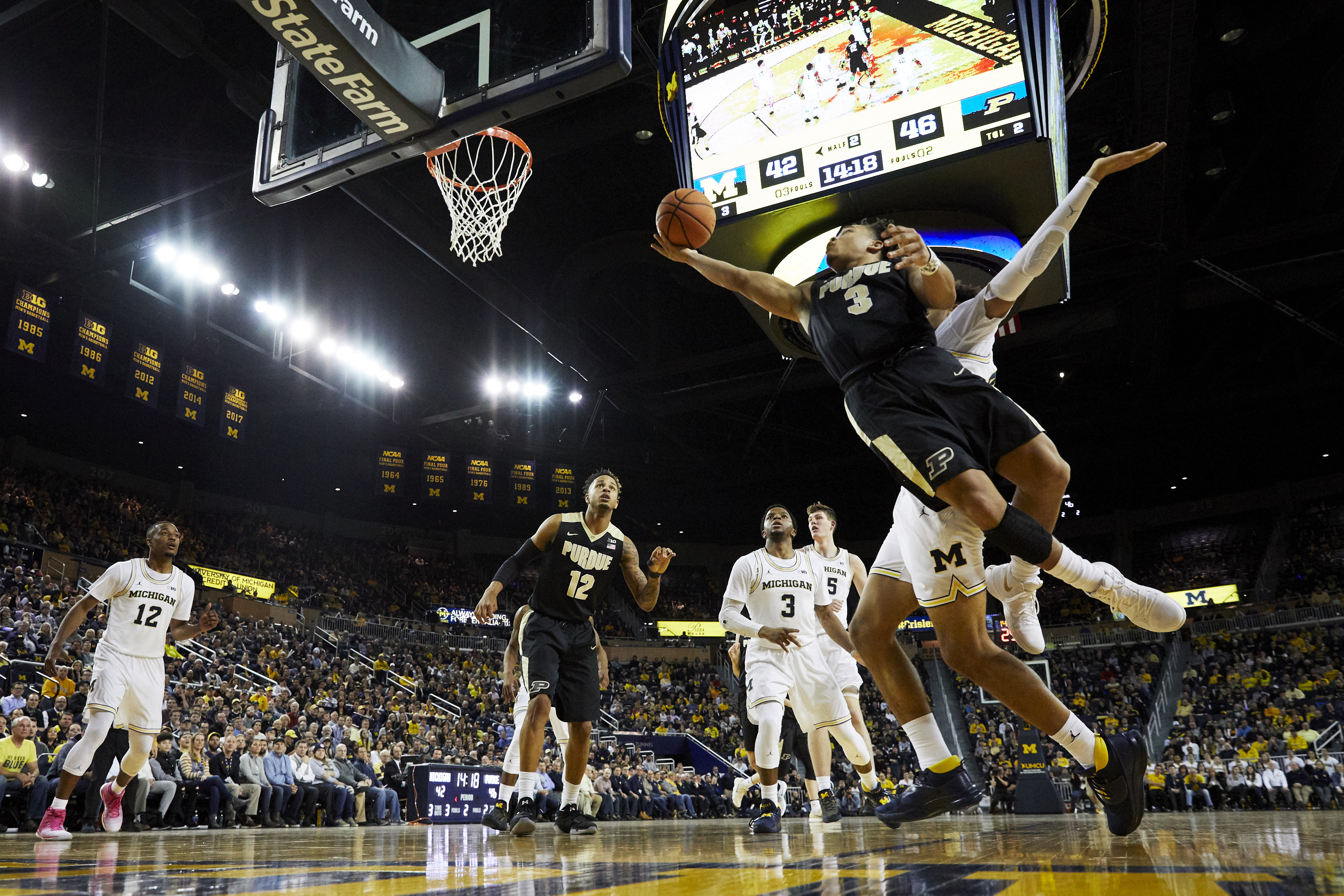 No. 5 Purdue Escapes Michigan On Haas Free Throw, 70-69 - Big Ten Network