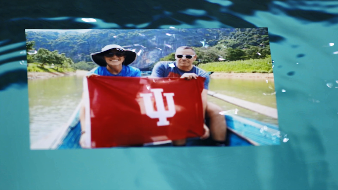 Indiana University alum Beth Kreitl and IU professor Bill Ramos in Vietnam