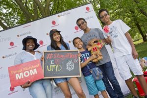 A family celebrating Maryland Day 2017