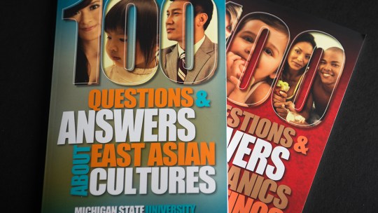 Books answering questions about different cultures were produced by the MSU school of Journalism.