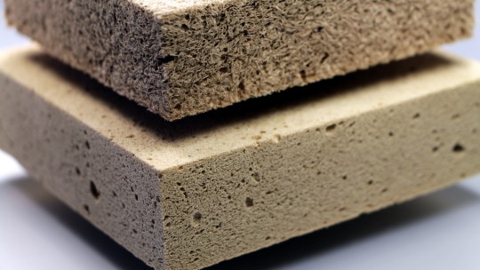 Wood foam from the Fraunhofer Institute for Wood Research, Braunschweig, Germany.