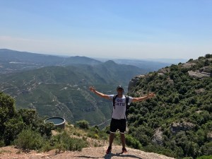 A Northwestern University student studying abroad in Spain. 