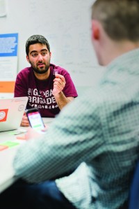 A Penn State biology student who, inspired by an experience with his grandfather, is working with others to create a smartphone app and proprietary testing strips for a complete blood count (CBC) 