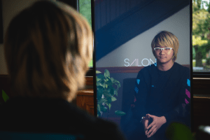 Penn state information technology student has created a smart mirror that may revolutionize the salon industry