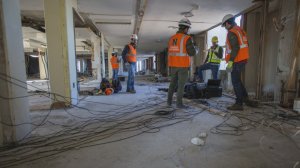 University of nebraska students and faculty place sensors around the cather and pound dorms on campus.