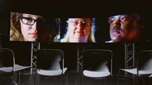 The screens used for the FaceAge project