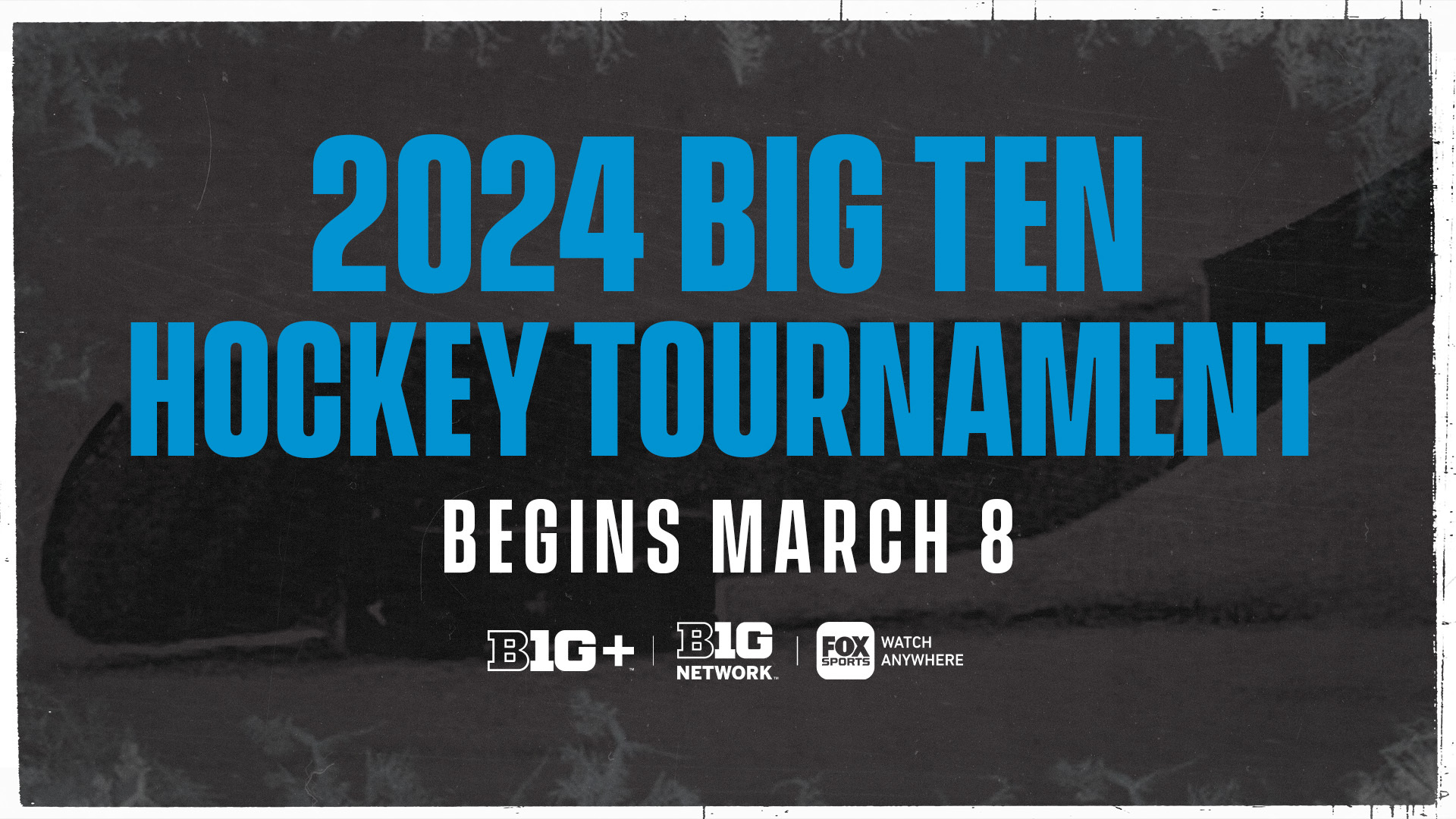 Big Ten Network Presents Coverage of 2024 Big Ten Men’s Hockey